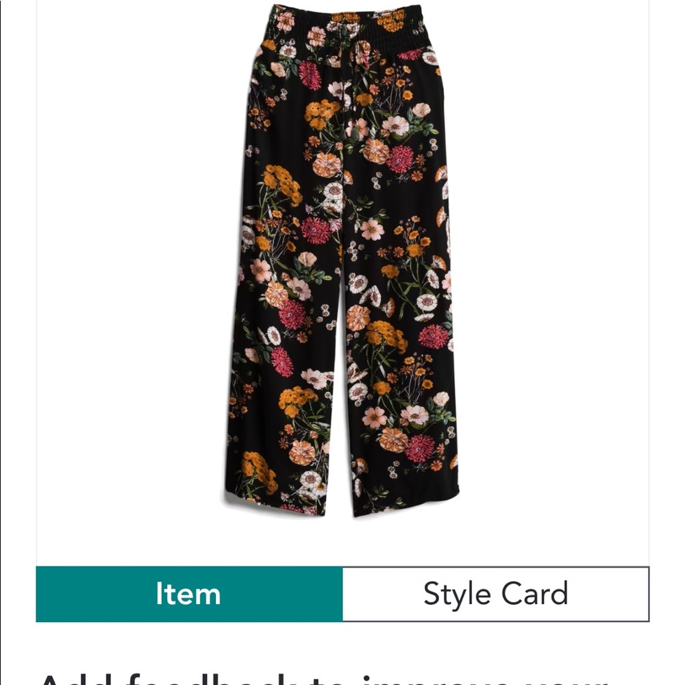Margery printed wide leg pant